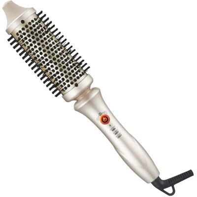 INF Brosse Bouclante Électrique Prise EU - Brosse Chauffante 2-en-1 Céramique Tourmaline 31mm, 170-190-210℃, Cordon 2m Pivotant - Publicité INF Brosse Bouclante Électrique Prise EU - Brosse Chauffante 2-en-1 Céramique Tourmaline 31mm, 170-190-210℃, Cordon 2m Pivotant - Publicité
