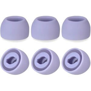 INF Set d'embouts en silicone 3 paires - Ajustement doux, trois tailles, compatible avec Samsung Galaxy Buds Pro Violet