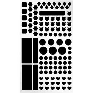 INF 113 Formes Stickers Blackout - Stickers d'Atténuation pour Électronique, Couvre-Lumières LED Amovibles - Publicité INF 113 Formes Stickers Blackout - Stickers d'Atténuation pour Électronique, Couvre-Lumières LED Amovibles - Publicité