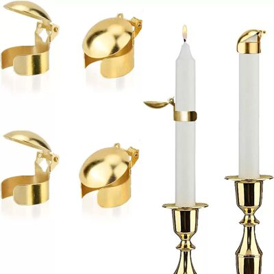 INF Extincteur automatique de bougie, pack de 4 Or - Publicité INF Extincteur automatique de bougie, pack de 4 Or - Publicité