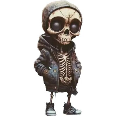 INF Figurine Décorative Squelette en Résine - Style Streetwear Tendance pour Maison et Bureau - Publicité INF Figurine Décorative Squelette en Résine - Style Streetwear Tendance pour Maison et Bureau - Publicité