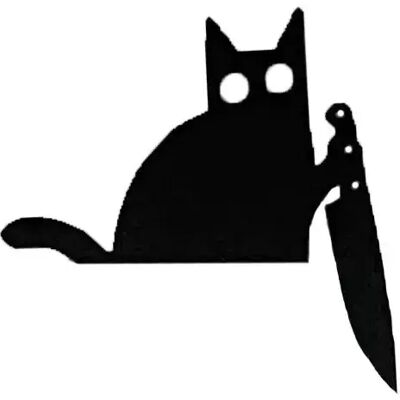 INF Grande Décoration de Cadre de Porte Chat - Ornement Métallique de Coin de Porte Chat Dessin Animé - Publicité INF Grande Décoration de Cadre de Porte Chat - Ornement Métallique de Coin de Porte Chat Dessin Animé - Publicité