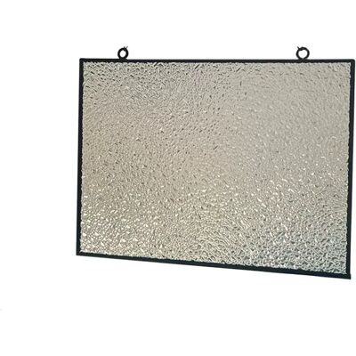 INF Ornement Suspendu Décoratif Rectangulaire en Verre - Cadre Noir - Publicité INF Ornement Suspendu Décoratif Rectangulaire en Verre - Cadre Noir - Publicité