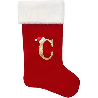 INF Grande Chaussette de Noël - Ornement Suspendu Festif pour Décoration de Fête - Publicité INF Grande Chaussette de Noël - Ornement Suspendu Festif pour Décoration de Fête - Publicité