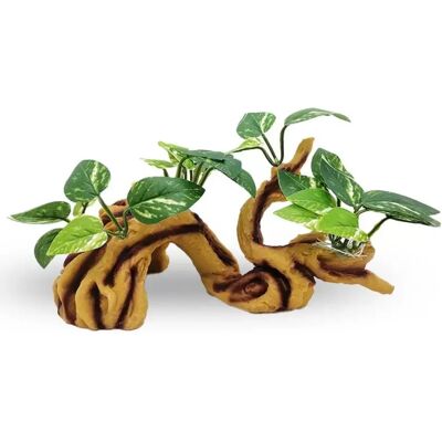 INF Cachette pour Reptiles en Résine Jaune - Grotte Rocheuse Réaliste pour Décoration de Terrarium - Publicité INF Cachette pour Reptiles en Résine Jaune - Grotte Rocheuse Réaliste pour Décoration de Terrarium - Publicité