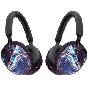 INF Autocollant élégant en PVC pour casque Sony WH-1000XM5 Bleu