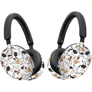 INF Autocollant élégant en PVC pour casque Sony WH-1000XM5 Blanc / Beige foncé