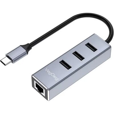 INF Adaptateur Type-C vers Ethernet - Gigabit Ethernet & Hub USB 3 Ports - Publicité INF Adaptateur Type-C vers Ethernet - Gigabit Ethernet & Hub USB 3 Ports - Publicité