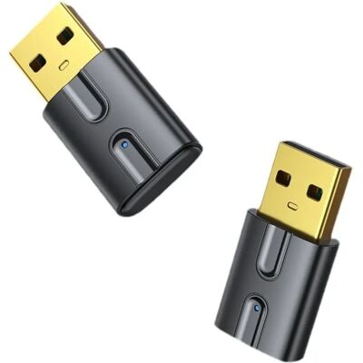 INF Adaptateur audio Bluetooth 5.0 - Récepteur sans fil 10m avec entrée 3.5mm, mains libres et appels stéréo bidirectionnels - Publicité INF Adaptateur audio Bluetooth 5.0 - Récepteur sans fil 10m avec entrée 3.5mm, mains libres et appels stéréo bidirectionnels - Publicité