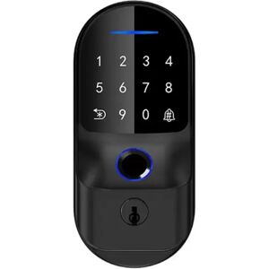 INF Tuya WiFi compatible Serrure Connectée Empreinte Digitale - Loquet