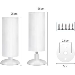 INF Supports de pieds de table blancs - Ensemble de 4 25 cm - Publicité INF Supports de pieds de table blancs - Ensemble de 4 25 cm - Publicité