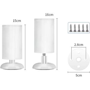 INF Supports de pieds de table blancs - Ensemble de 4 15 cm - Publicité INF Supports de pieds de table blancs - Ensemble de 4 15 cm - Publicité