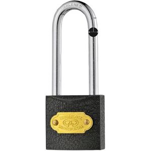 INF Cadenas en Fer à Anse Longue 38mm - Serrure de Sécurité Noire pour la Maison - Publicité INF Cadenas en Fer à Anse Longue 38mm - Serrure de Sécurité Noire pour la Maison - Publicité