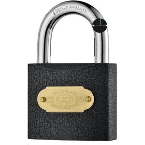 INF Cadenas en fer noir 63mm - Serrure de sécurité antivol à clé unique pour la maison - Publicité INF Cadenas en fer noir 63mm - Serrure de sécurité antivol à clé unique pour la maison - Publicité