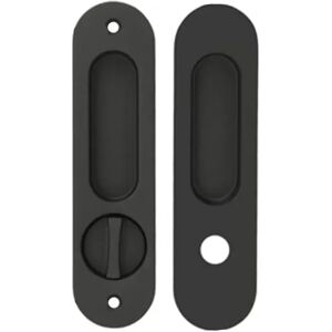 INF Ensemble de Poignée de Porte Coulissante Encastrée avec Serrure à Mortaise Intégrée pour Portes Intérieures Le noir - Publicité INF Ensemble de Poignée de Porte Coulissante Encastrée avec Serrure à Mortaise Intégrée pour Portes Intérieures Le noir - Publicité