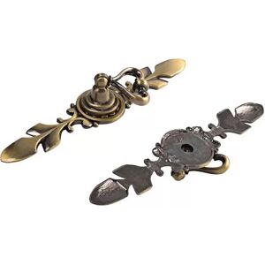 INF 2 Poignées de Porte de Meuble Vintage en Alliage de Zinc - Quincaillerie Bronze Antique - Publicité INF 2 Poignées de Porte de Meuble Vintage en Alliage de Zinc - Quincaillerie Bronze Antique - Publicité