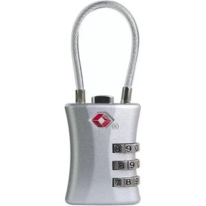 INF Cadenas de Valise Homologué TSA avec Câble - Cadenas à Combinaison en Alliage de Zinc Argent - Publicité INF Cadenas de Valise Homologué TSA avec Câble - Cadenas à Combinaison en Alliage de Zinc Argent - Publicité