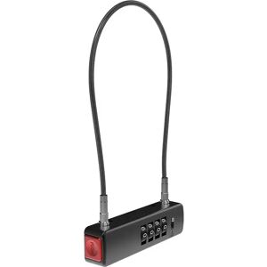INF Câble Antivol à Combinaison 30cm - Câble en Acier, Réinitialisation par Bouton-Poussoir, Anti-Rouille, Flexible Le noir - Publicité INF Câble Antivol à Combinaison 30cm - Câble en Acier, Réinitialisation par Bouton-Poussoir, Anti-Rouille, Flexible Le noir - Publicité