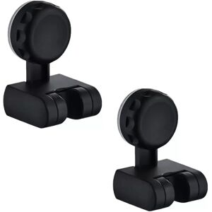 INF Lot de 2 supports de douche en ABS à double ventouse réglables - Sans perçage, multi-angle, lavables, connecteur Le noir - Publicité INF Lot de 2 supports de douche en ABS à double ventouse réglables - Sans perçage, multi-angle, lavables, connecteur Le noir - Publicité