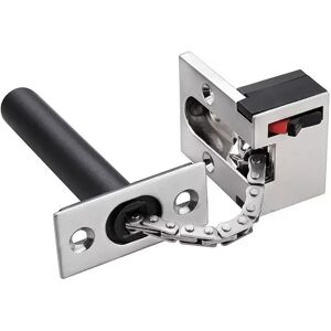 INF Chaîne de porte anti-effraction dissimulée - Alliage de zinc, verrou à une touche et cliquet renforcé Argent - Publicité INF Chaîne de porte anti-effraction dissimulée - Alliage de zinc, verrou à une touche et cliquet renforcé Argent - Publicité