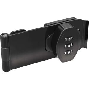 INF Verrou de meuble sans perçage 4-Cun 3-trous - Serrure à combinaison mécanique sans clé avec loquet poussoir-tireur Le noir - Publicité INF Verrou de meuble sans perçage 4-Cun 3-trous - Serrure à combinaison mécanique sans clé avec loquet poussoir-tireur Le noir - Publicité