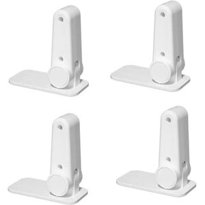 INF Loquets de Sécurité Multi-usages Pack de 4 - Verrou ABS Auto-adhésif pour Armoires, Portes de Four et Portes Blanc - Publicité INF Loquets de Sécurité Multi-usages Pack de 4 - Verrou ABS Auto-adhésif pour Armoires, Portes de Four et Portes Blanc - Publicité