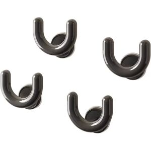 INF Lot de 4 supports à ventouses en forme de U pour pantoufles - Support mural réglable en PP pour pantoufles à semelles Gris - Publicité INF Lot de 4 supports à ventouses en forme de U pour pantoufles - Support mural réglable en PP pour pantoufles à semelles Gris - Publicité