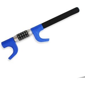 INF Verrou de volant à combinaison - Antivol en acier au carbone avec tête plastifiée et cylindre à code sans clé Bleu - Publicité INF Verrou de volant à combinaison - Antivol en acier au carbone avec tête plastifiée et cylindre à code sans clé Bleu - Publicité