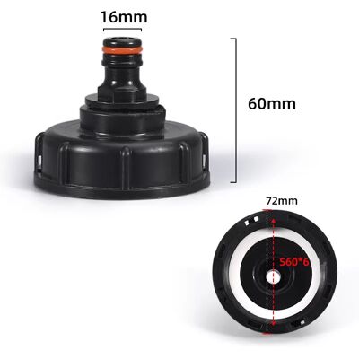 Adaptateur de Robinet INF pour Réservoirs IBC - 3/4 pouce - Publicité Adaptateur de Robinet INF pour Réservoirs IBC - 3/4 pouce - Publicité