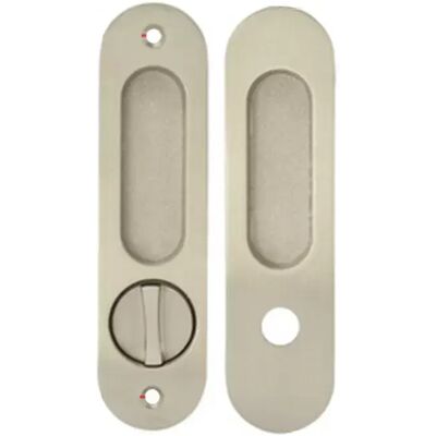 INF Ensemble de Poignée de Porte Coulissante Encastrée avec Serrure à Mortaise Intégrée pour Portes Intérieures Argent - Publicité INF Ensemble de Poignée de Porte Coulissante Encastrée avec Serrure à Mortaise Intégrée pour Portes Intérieures Argent - Publicité
