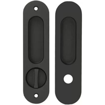 INF Ensemble de Poignée de Porte Coulissante Encastrée avec Serrure à Mortaise Intégrée pour Portes Intérieures Le noir - Publicité INF Ensemble de Poignée de Porte Coulissante Encastrée avec Serrure à Mortaise Intégrée pour Portes Intérieures Le noir - Publicité