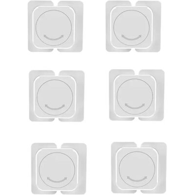INF Loquets de sécurité multi-usages plat 6 pièces - Loquets adhésifs pour armoires, tiroirs et réfrigérateurs - Publicité INF Loquets de sécurité multi-usages plat 6 pièces - Loquets adhésifs pour armoires, tiroirs et réfrigérateurs - Publicité