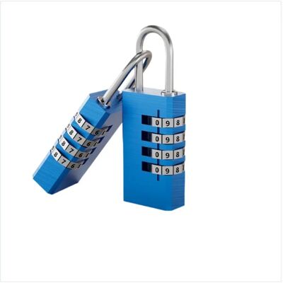 INF Cadenas à combinaison métal 4 chiffres - Sans clé, étanche pour valises, casiers, boîtes à outils et armoires Bleu - Publicité INF Cadenas à combinaison métal 4 chiffres - Sans clé, étanche pour valises, casiers, boîtes à outils et armoires Bleu - Publicité
