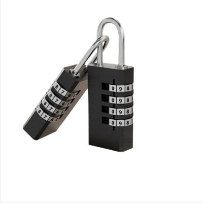 INF Cadenas à combinaison métal 4 chiffres - Sans clé, étanche pour valises, casiers, boîtes à outils et armoires Le noir - Publicité INF Cadenas à combinaison métal 4 chiffres - Sans clé, étanche pour valises, casiers, boîtes à outils et armoires Le noir - Publicité