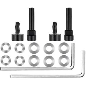INF Kit de vis de charnière - Compatible avec les casques Bose QC35/35 II/45/SE/QC - Noir