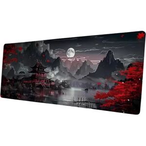 INF Tapis de souris en caoutchouc antidérapant avec peinture à l'encre de paysage - 40cm x 80cm - Publicité INF Tapis de souris en caoutchouc antidérapant avec peinture à l'encre de paysage - 40cm x 80cm - Publicité
