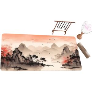 INF Tapis de Souris Paysage Peinture Ancienne - Caoutchouc Naturel, Antidérapant, Bord Cousu - Publicité INF Tapis de Souris Paysage Peinture Ancienne - Caoutchouc Naturel, Antidérapant, Bord Cousu - Publicité