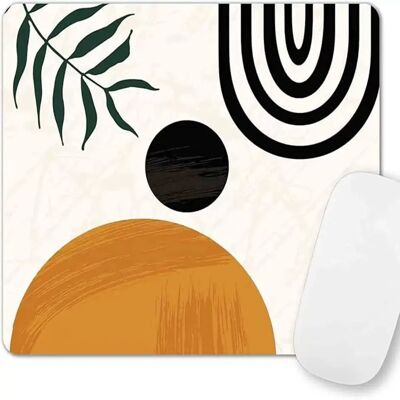 INF Tapis de Souris en Caoutchouc Naturel Design Abstrait - Base Antidérapante et Bord Cousu pour Maison, Bureau et Gaming - Publicité INF Tapis de Souris en Caoutchouc Naturel Design Abstrait - Base Antidérapante et Bord Cousu pour Maison, Bureau et Gaming - Publicité