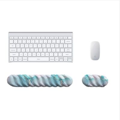INF Ensemble Repose-Poignets Ergonomique pour Clavier et Tapis de Souris pour Soulager la Fatigue des Mains au Bureau, Multicolore - Publicité INF Ensemble Repose-Poignets Ergonomique pour Clavier et Tapis de Souris pour Soulager la Fatigue des Mains au Bureau, Multicolore - Publicité