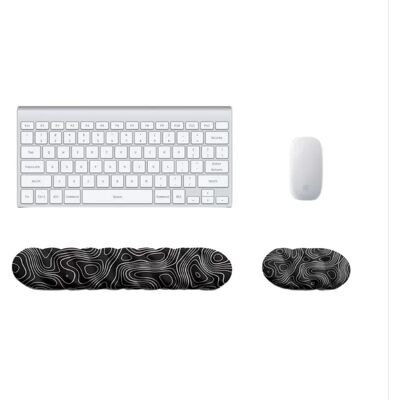 INF Ensemble Repose-Poignets Ergonomique pour Clavier et Tapis de Souris pour Soulager la Fatigue des Mains au Bureau, Multicolore3 - Publicité INF Ensemble Repose-Poignets Ergonomique pour Clavier et Tapis de Souris pour Soulager la Fatigue des Mains au Bureau, Multicolore3 - Publicité
