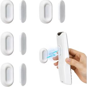 INF Pack de 4 supports magnétiques pour télécommande, organiseur de télécommande TV Blanc - Publicité INF Pack de 4 supports magnétiques pour télécommande, organiseur de télécommande TV Blanc - Publicité