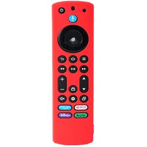 INF Housse de protection en silicone compatible avec la télécommande Toshiba 4ème génération Amazon Fire TV Rouge - Publicité INF Housse de protection en silicone compatible avec la télécommande Toshiba 4ème génération Amazon Fire TV Rouge - Publicité