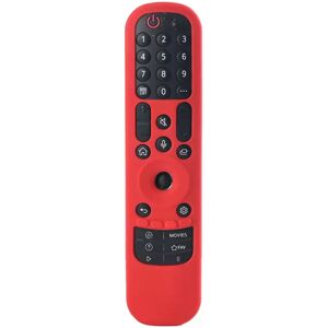 INF Étui de protection en silicone compatible avec la télécommande LG AN-MR21GC MR21N Magic - Antidérapant, antichoc Rouge - Publicité INF Étui de protection en silicone compatible avec la télécommande LG AN-MR21GC MR21N Magic - Antidérapant, antichoc Rouge - Publicité