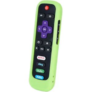 INF Étui de protection en silicone compatible avec la télécommande TCL Roku 280 - Antichoc et antidérapant Vert - Publicité INF Étui de protection en silicone compatible avec la télécommande TCL Roku 280 - Antichoc et antidérapant Vert - Publicité