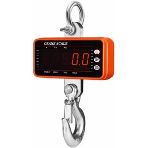 INF Pèse-grue électronique à affichage LED 1500kg - Balance suspendue robuste avec télécommande Orange - Publicité INF Pèse-grue électronique à affichage LED 1500kg - Balance suspendue robuste avec télécommande Orange - Publicité