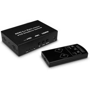INF Séparateur HDMI 2 en 1 Sortie - Aluminium 4K 30Hz Écran Partagé avec Télécommande IR, DC 5V1A, compatible avec ordinateur - Publicité INF Séparateur HDMI 2 en 1 Sortie - Aluminium 4K 30Hz Écran Partagé avec Télécommande IR, DC 5V1A, compatible avec ordinateur - Publicité