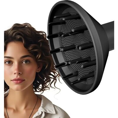 INF Diffuseur boucles compatible avec Shark FlexStyle - Embout volumisant ABS à séchage rapide Le noir - Publicité INF Diffuseur boucles compatible avec Shark FlexStyle - Embout volumisant ABS à séchage rapide Le noir - Publicité