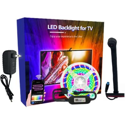 INF Ruban LED TV 5M avec Caméra pour Téléviseurs 65-75 pouces, Alimentation USB, Contrôle Intelligent APP - Publicité INF Ruban LED TV 5M avec Caméra pour Téléviseurs 65-75 pouces, Alimentation USB, Contrôle Intelligent APP - Publicité