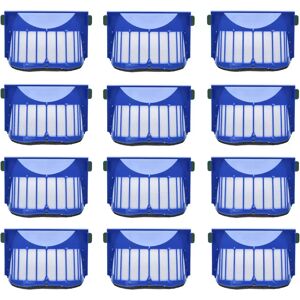 INF Lot de 12 filtres Aero-Vac de remplacement pour iRobot Roomba séries 500 et 600