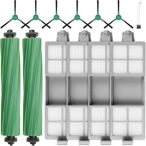 INF Kit de 13 accessoires de remplacement compatible avec l'aspirateur robot iRobot Roomba 205 DustCompactor